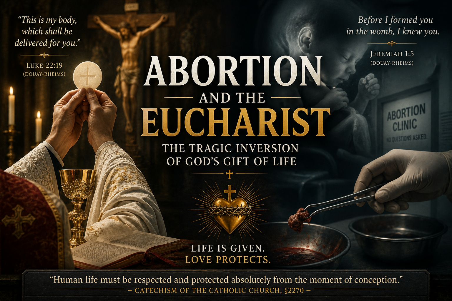 Abortion and the Eucharist: The Tragic Inversion of God’s Gift of Life