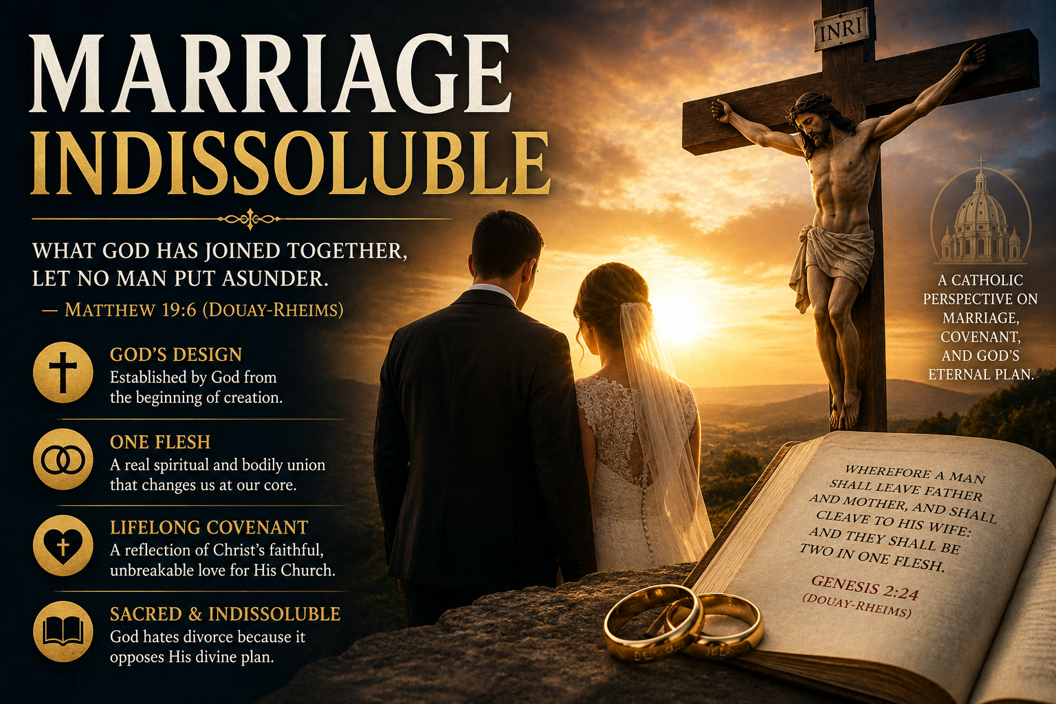Marriage Is Indissoluble: Why God Hates Divorce