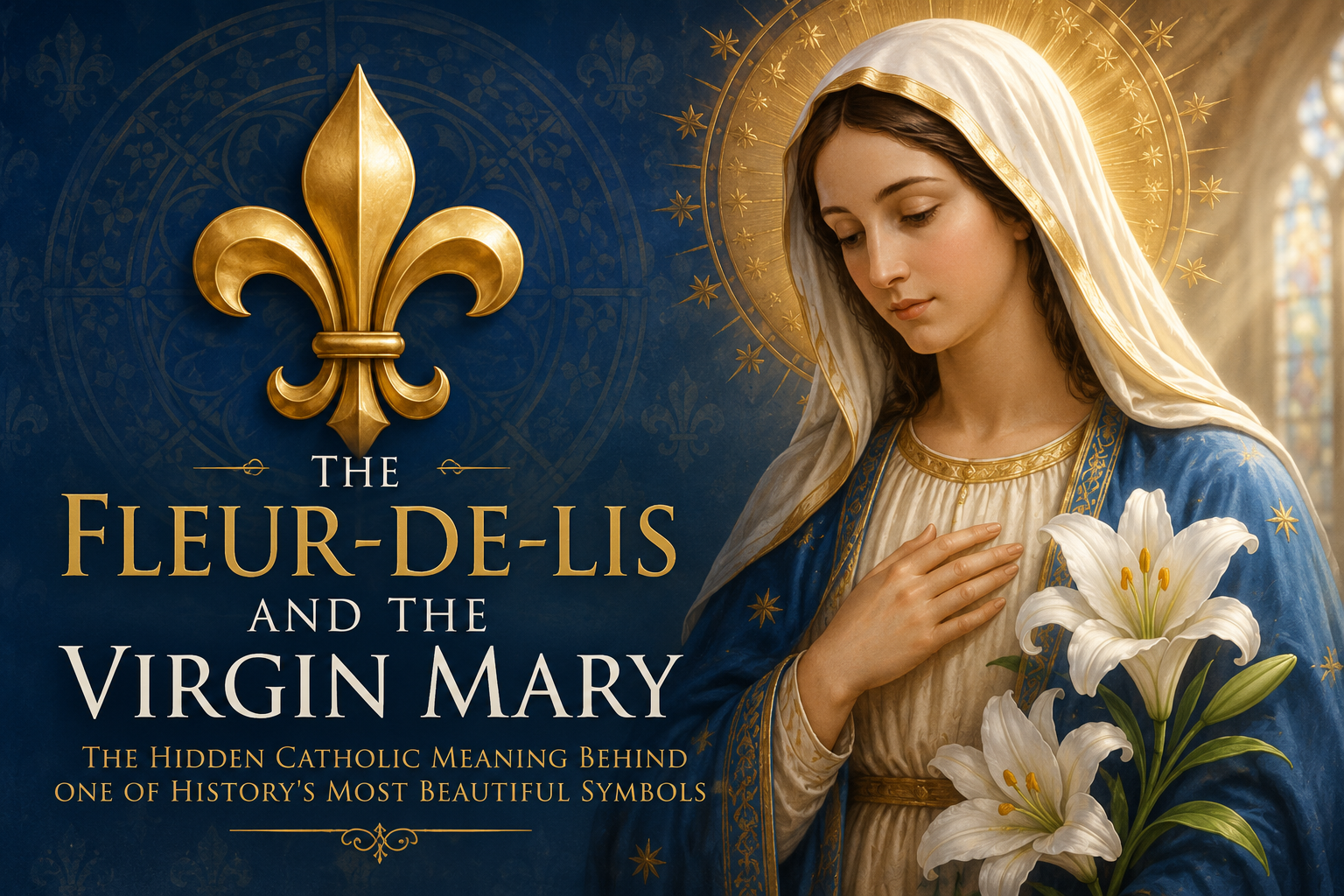 The Fleur-de-Lis and the Virgin Mary: The Hidden Catholic Meaning Behind One of History’s Most Beautiful Symbols