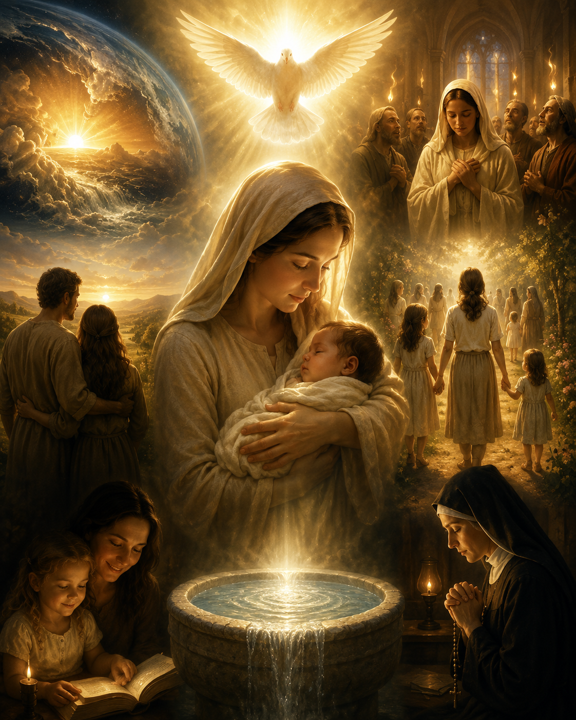 The Womb of Creation and the Breath of God