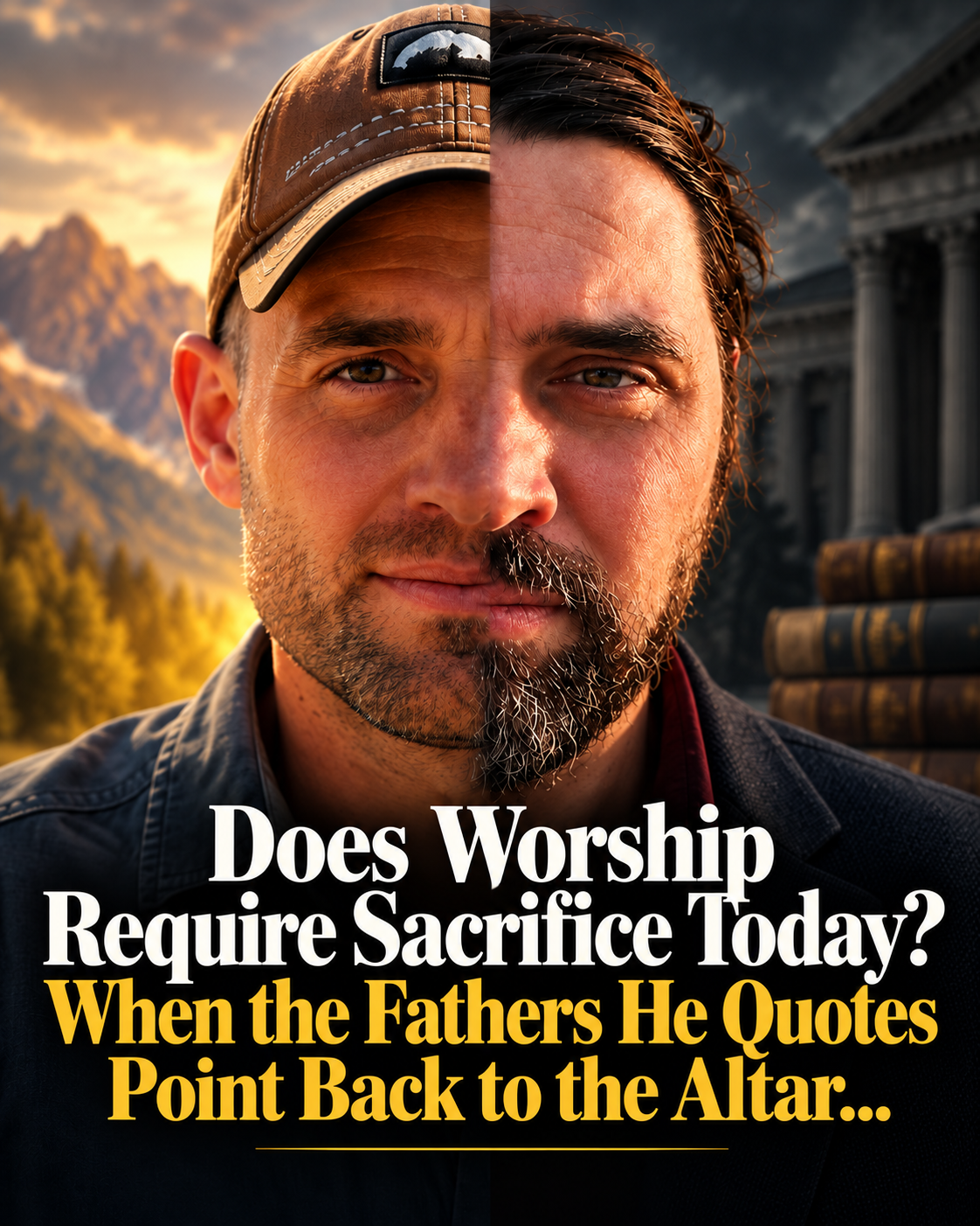 Does Worship Require Sacrifice Today? When the Fathers He Quotes Point Back to the Altar