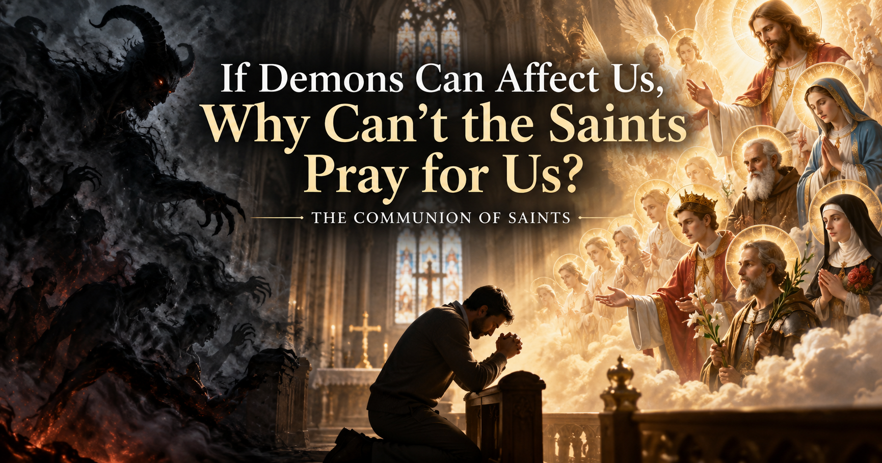 If Demons Can Affect Us, Why Can’t the Saints Pray for Us?