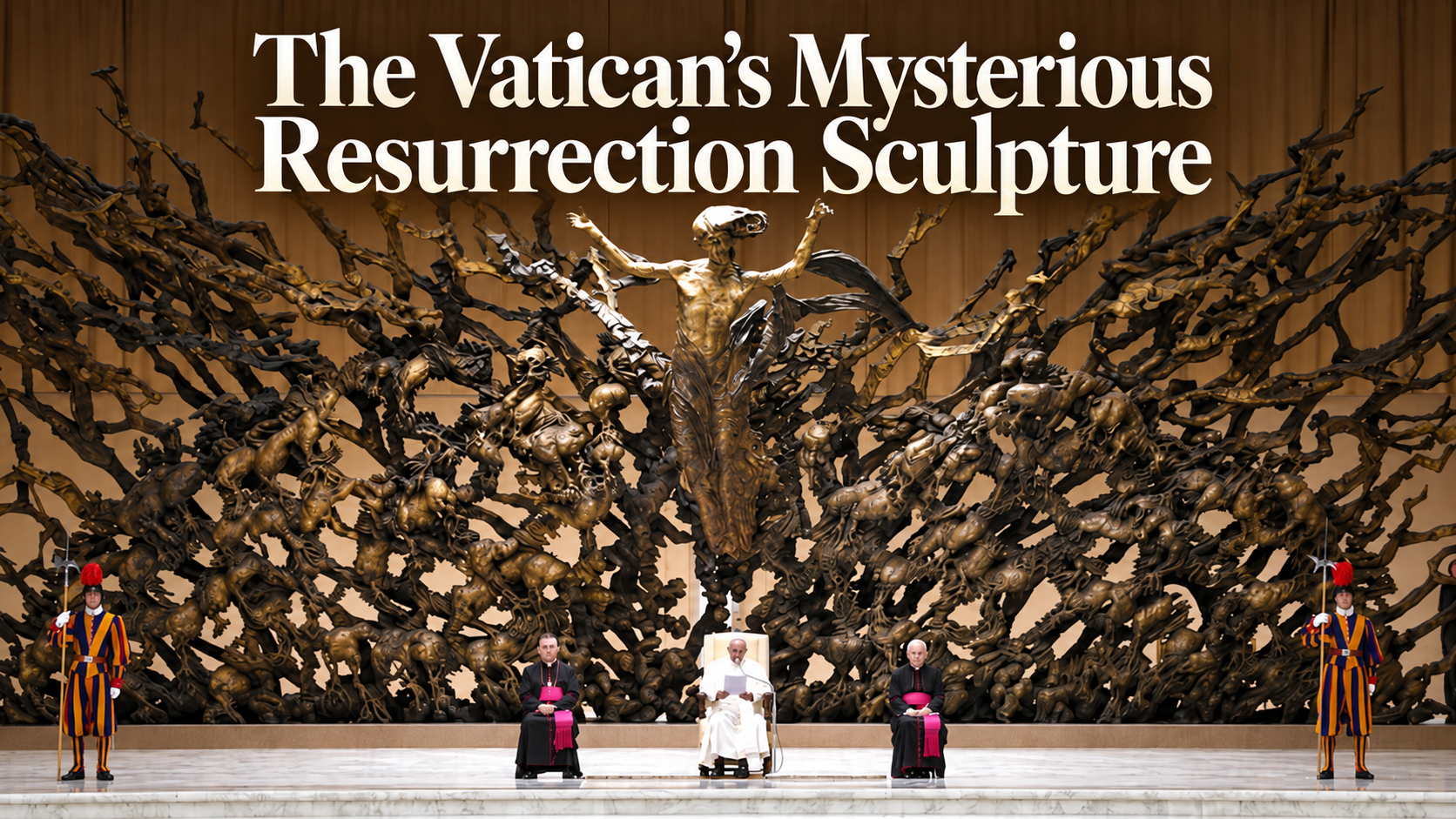 The Vatican’s Mysterious Resurrection Sculpture: Nuclear War, Hidden Symbolism, and the Triumph of Christ Over Death