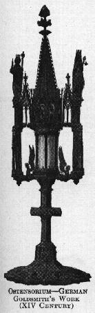 Ostensorium (Monstrance) illustration