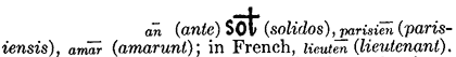 Palæography illustration